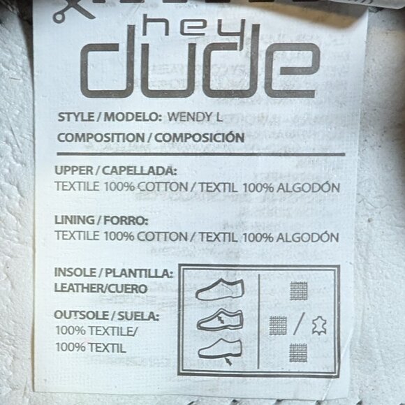 Hey Dude Wendy L Slip-On Shoes in Black - Size 8 - Picture 13 of 16